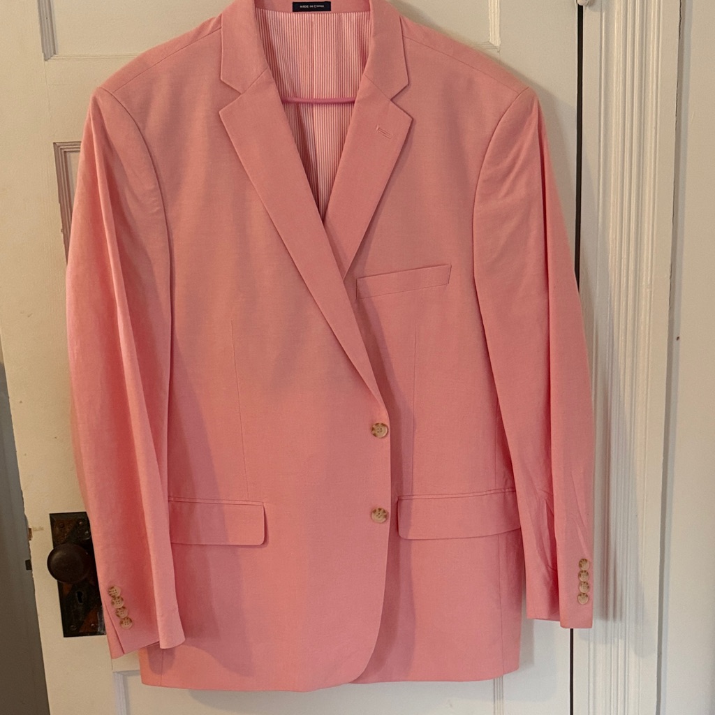 Stafford Men's Blazer In Soft Pink